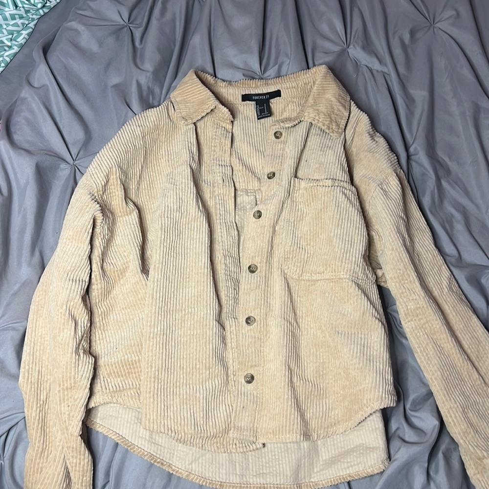 Corduroy jacket- FOREVER 21
